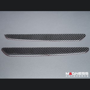 Alfa Romeo Giulia Door Sill Trim Kit - Carbon FIber - Flexible / Self Adhesive 